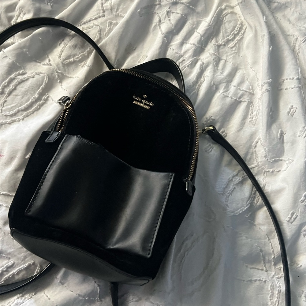 Kate Spade Black Mini Backpack